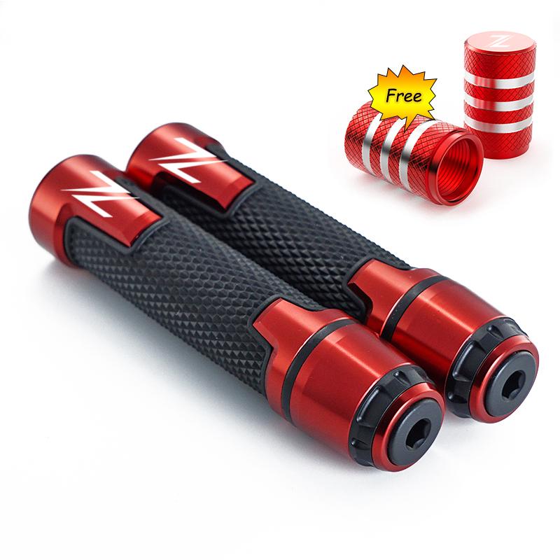 For Kawasaki Z650 Z750 Z800 Z900 Z1000 Z250 Z400 Motorcycle Accessories CNC Anti-Slip Handlebar Grips Ends Handle Cap Hand Bar