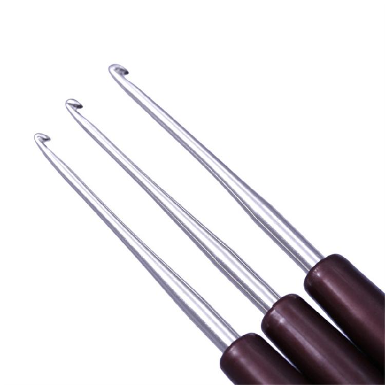 16pcs/set Knitting Needle Plastic Handle Crochet Hooks for Kniting DIY Crafts