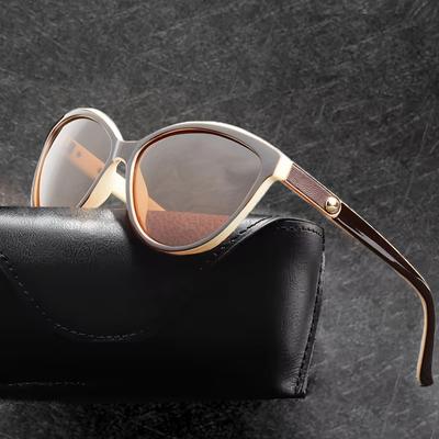 Non-polarized Gradient Women's Cat Eye Sunglasses Dazzling Trend Sunglasses Women's Driving Sunglasses