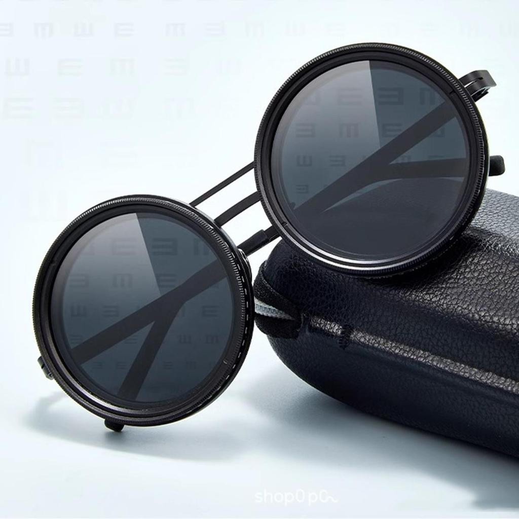 The New 9-speed Adjustable Sunglasses Are Designed By Hand. ND Glasses Are Highly Transparent and Ultraviolet Pola  rized Sunglasses.