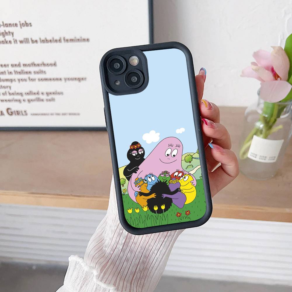 Cute Cartoon Barbapapa For iPhone 17 16 15 14 13 12 11 Pro Max Plus Phone Case Covers