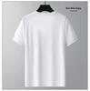 Men's Summer Ice Silk Quick-Dry Mesh T-Shirt - Breathable, Lightweight, Short Sleeve Trendy Base Layer In White.