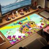 Mr. Men Little Miss Custom Name Large Size Mouse Pad Large Gaming Table Cushion Non-slip Laptop Tablet Big Mousepad XXL Mat Mini PC Playmat With Lock 
