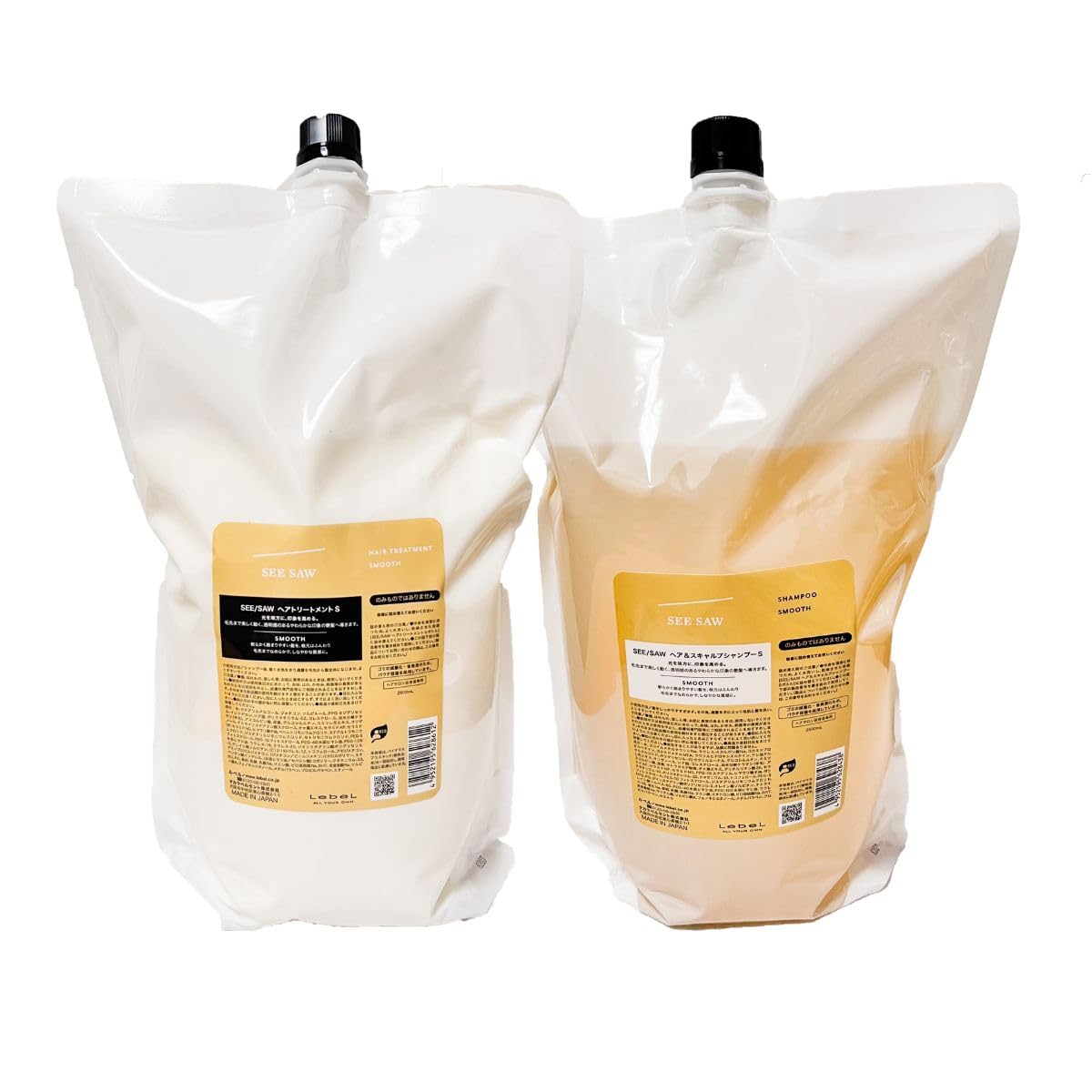 

Rubel SEESAW Hair Scalp Shampoo S 2500ml Hair Treatment S 2500ml Set & /