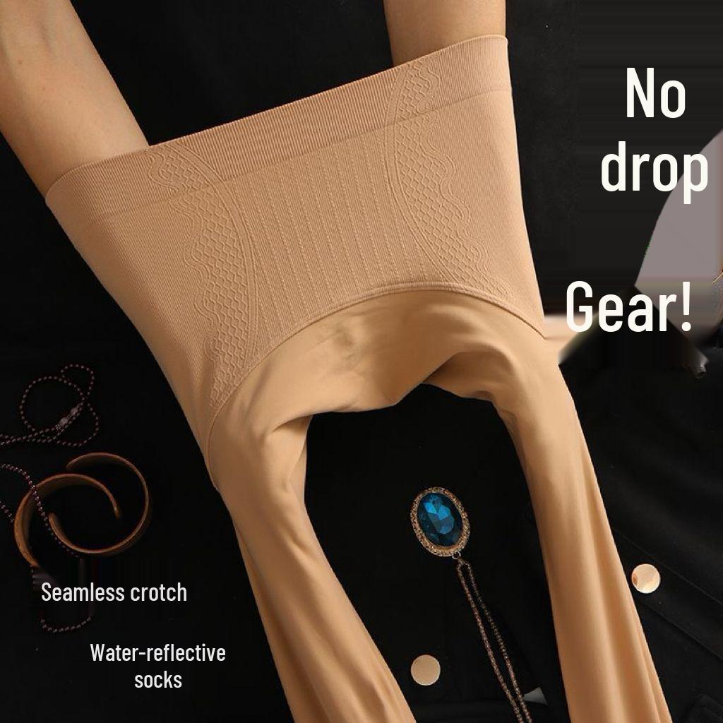 

Waterlight Seamless Nude Leggings - Women s Spring/Autumn Stockings, Flesh Tone, Super Natural Feel. One Size 100g