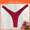 Thin Women Low Thong Panties Waist Seamless Solid Color Good Breathability Lady Underpants Female Daily Underwear