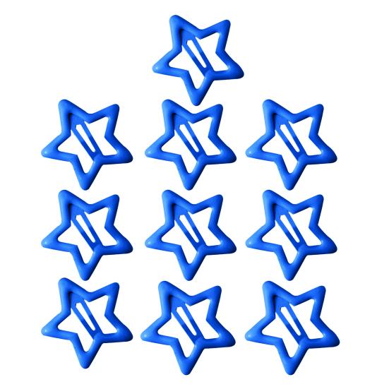 10Pcs Girl Hairpin Versatile Star-Shaped BB Clips Macaron Color Small Hair Pins Stable Hold Hair Accessories