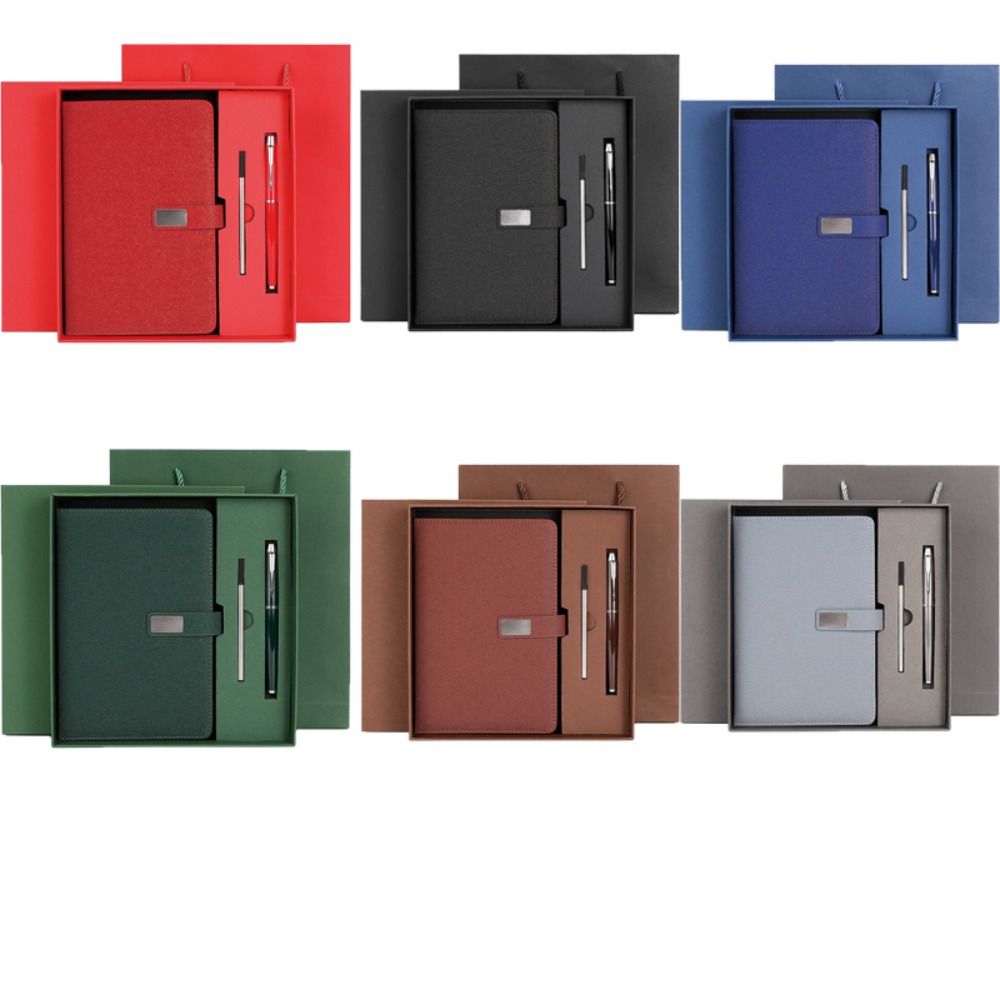 Refill Set Corporate Gifts Set Stylus Pen Customized Notebook Notebook Pen Set  Business Meetings