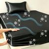 Cooling Bed Sheet for Hot Sleepers, Summer Breathable Mattress Protector with 360° Elastic - Cooling Fabric,  Anti-Wrinkle Fade & Shrink