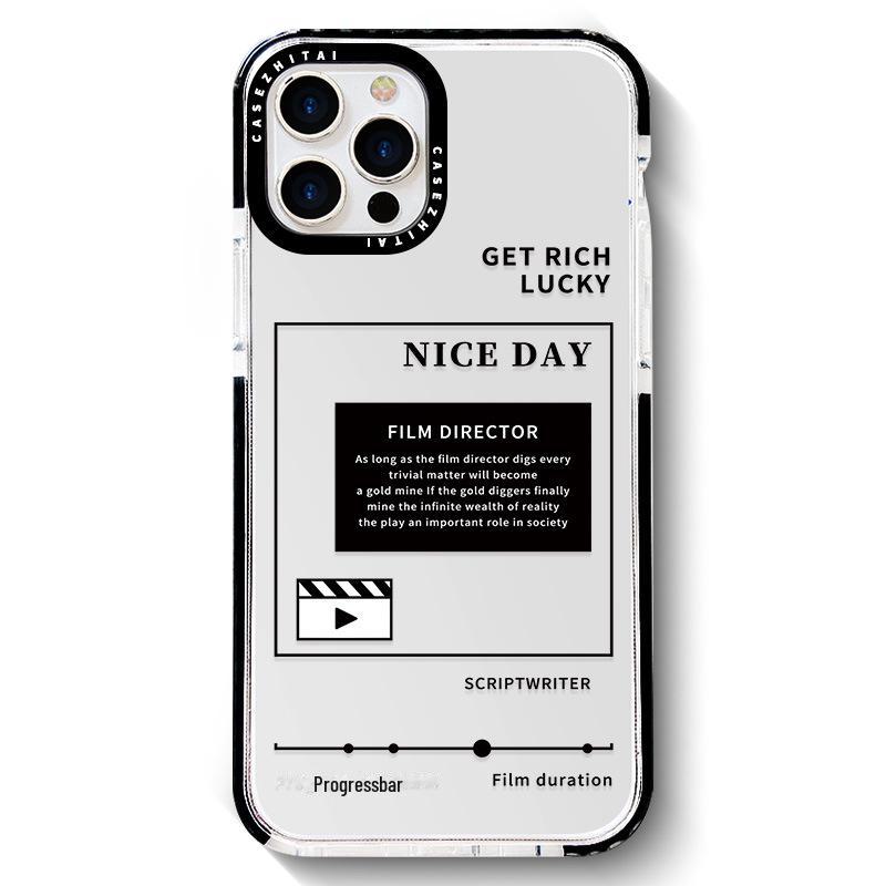 

Креативный двухцветный чехол для мобильного телефона Zhitai для iPhone 15 Pro, совместимый с iPhone 11 Pro Max, XS, XR - Дизайн с черным кругом iPhone 6 Plus/6S Plus/7 Plus/8 Plus