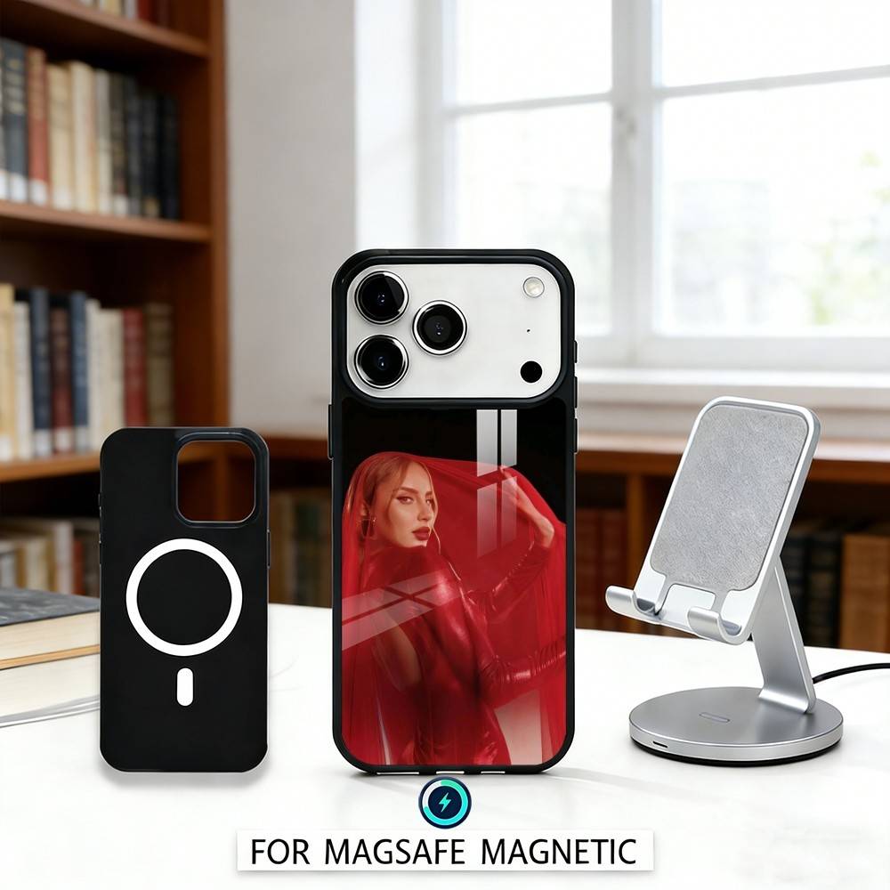 Anna Singer Asti Phone Case Magnetic For iPhone17 16 15 14 13 12 Pro Max For Magsafe Wireless Charging Cover