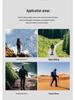 Ultra-Light Shock-Absorbing Aluminum Trekking Poles - Four-Section Telescopic Hiking Gear