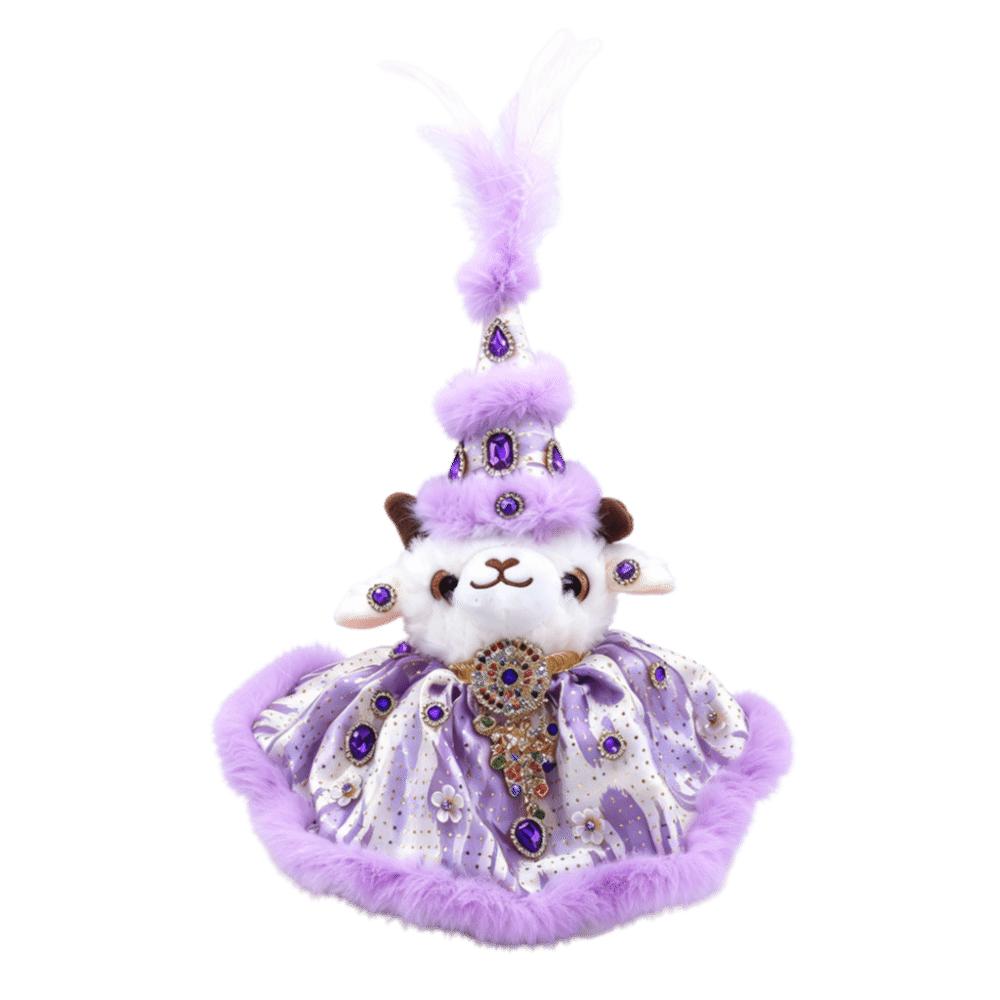 Soft Stuffed Animal Sheep Figurines PP Cotton Lamb Plush Doll Xinjiang Travel Souvenir