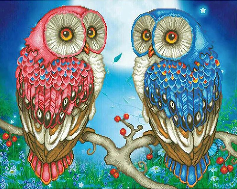 Diamond Embroidery Tsunami Animal Seagull Handmade Gift Diamond Painting Horse Animal Flower Full Square Round Drill Needlework Handmade Gift