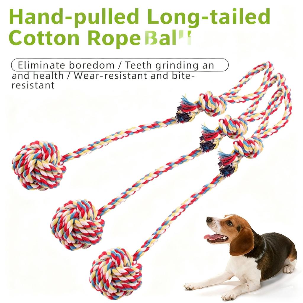 Suitable for Large and Medium-sized Aggressive Dog Rope Toysalmost Indestructibledog Ropechew Toyspure Cotton Ropetoyssoft and Sturdycleaningmaterials