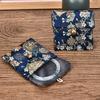 Geborduurde Bloemen Sieraden Verpakkingstas Chinese Stijl Ringen Ketting Oorbellen Opbergdoos Portemonnee Grote Capaciteit