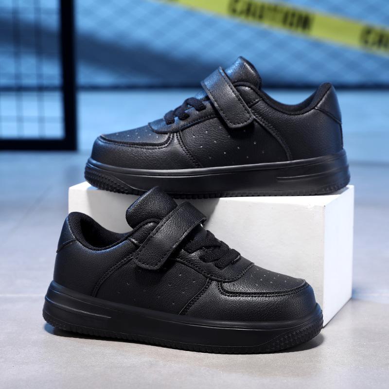 Children's casual little white shoes summer leather waterproof, non-slip and wear-resistant boys' white sports shoes spring and summer girls' board s