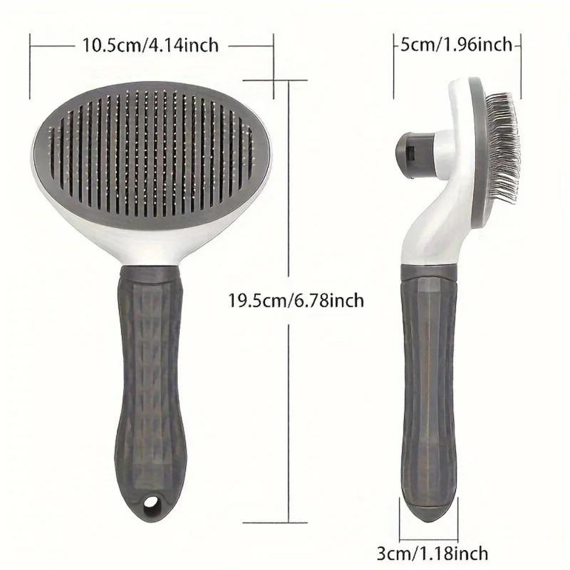 1PC Pet comb with one-button press to remove loose hair and shedding, special comb for dogs and cats, pet supplies