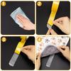 Double Sided Traceless Tapes High Viscosity Cloth Base Grid Waterproof Carpet Adhesive Fiber Gummed Tape Strong Sticky Strips