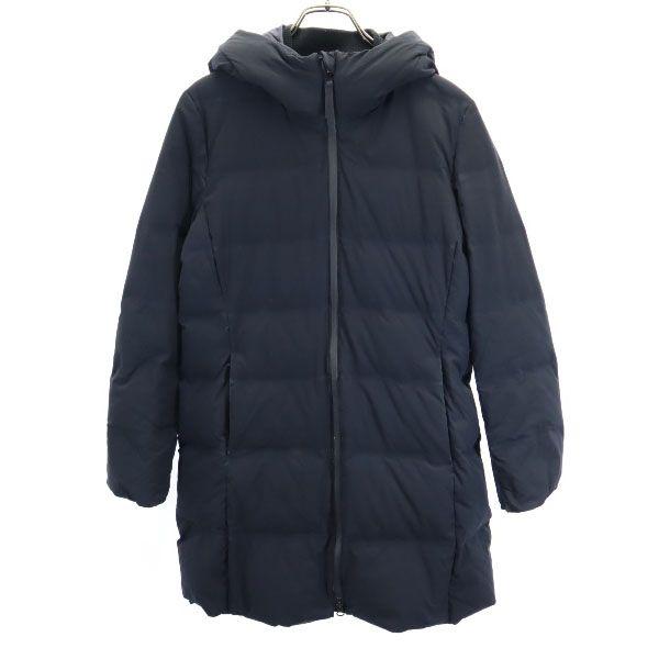 UNIQLO seamless down coat M Black series hood Women Used