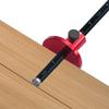 HOT Wheel Marking Gauge Woodworking Scriber Wood Marking Tools with Inch&MM Scale - Parallel Line Drawing Mortise Measuring