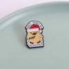 Humorous Holiday Duck Metal Badge Light Weight Alloy Brooch Lapel Pin For Jackets Backpacks Bag Hat Costume Decoration