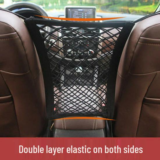 Three-Layer Car Seat Gap Mesh Organizer