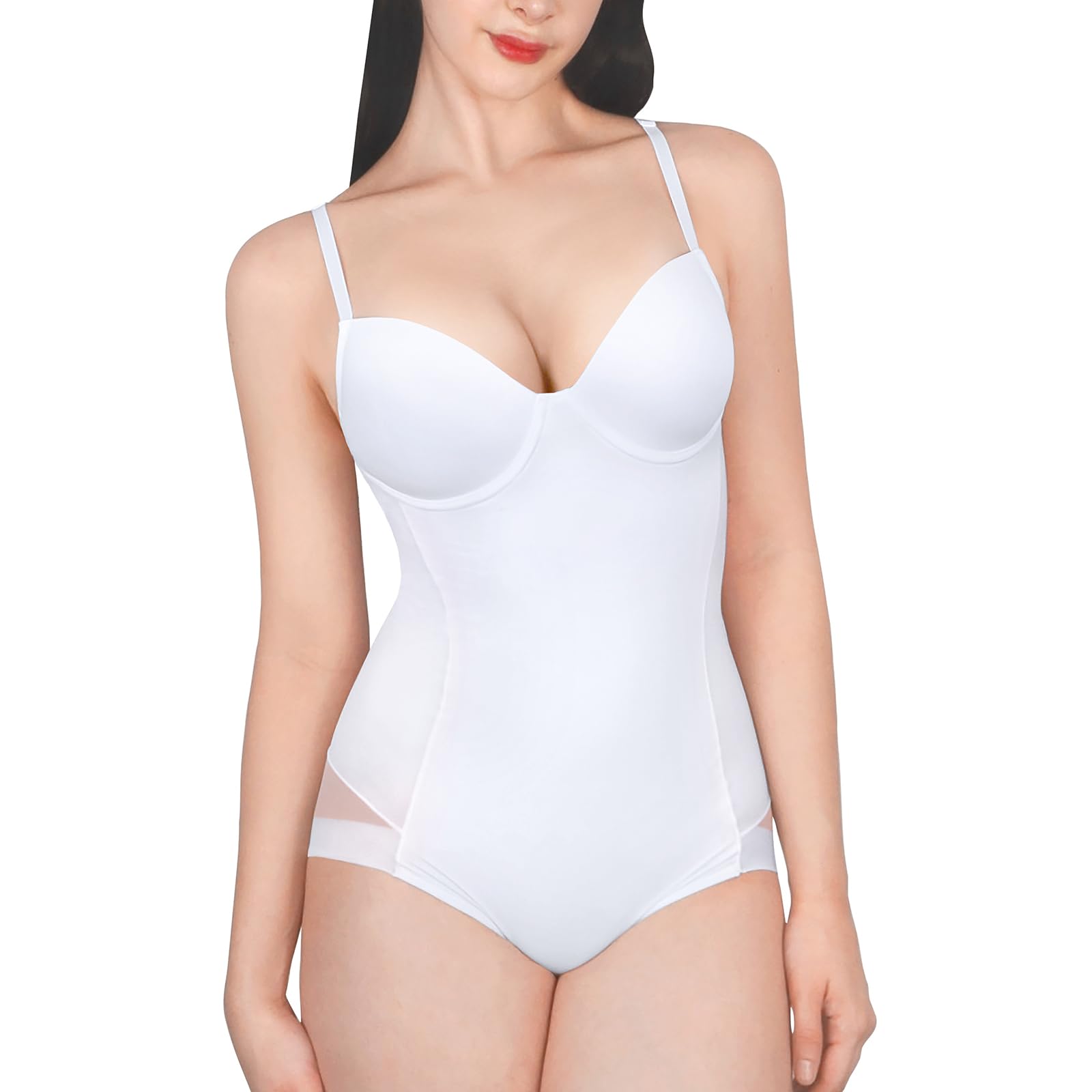 

Bodysuit Shapewear Corset Tightens Stomach and Lifts Hips S [LittleForBig] [CuteStreet] Women s [Secret Weapon] білий