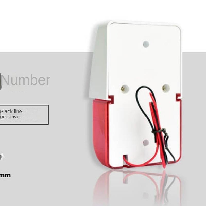 

Проводной звуковой и визуальный сигнальный гудок Светодиодная мигающая предупреждающая лампа 12В 24В 220В Регулируемый звук Сирена Огни ворот Стробоскоп Светодиод