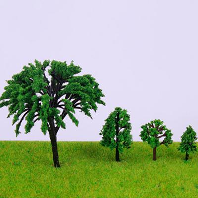 50 Pieces Pine Tree Model Green Scale Railway Layout Miniature Sand Table Model Landscape DIY Suitable For Home Construction