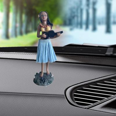 Hawaiian Dashboard Doll Miniature 6.3inch Figure for Car Decoration