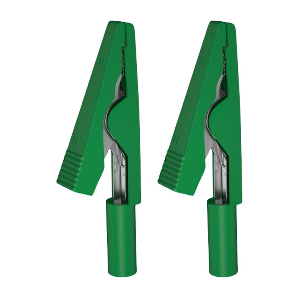 2mm Banana Plug Alligator Clips Corrosion Resistant for Stable Signal Transmission in Lab Testing & Electronic Projects