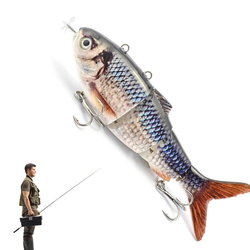 Robotic Fishing Lure USB Charging Multi Jointed Swimbait Smart Auto Swimming Fishing Baits Fishing Accessories For Outdoor