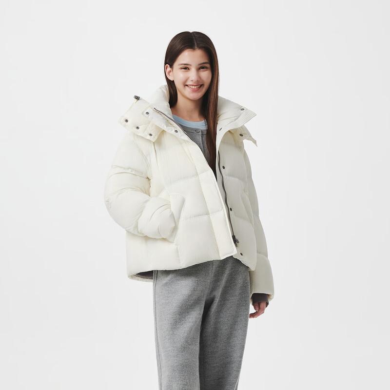 Tanboer Women's Oversized Puffer Down Jacket with Detachable Hood