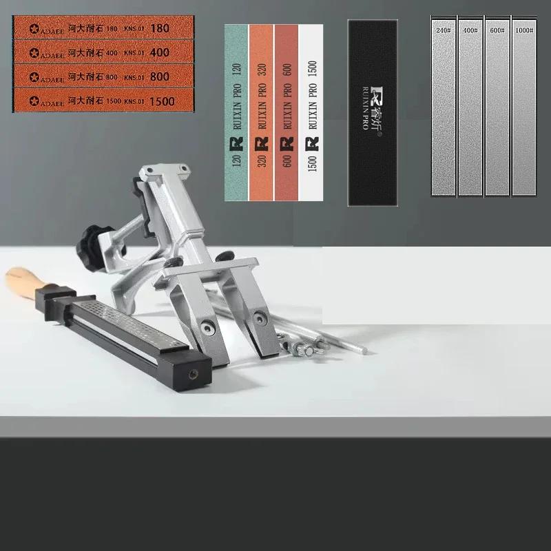 XK 2026 Fixed Knife Sharpener Kitchen Sharpening Stone Sharpeners Angle Professional Grinding System Diamond Whetstone Woodwork