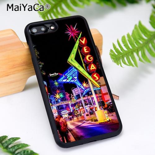 MaiYaCa Las Vegas Sign LIGHTS Nevada Phone Case For iPhone 17 Air 16 15 14 11 12 13 Pro MAX Plus coque Cover Shell