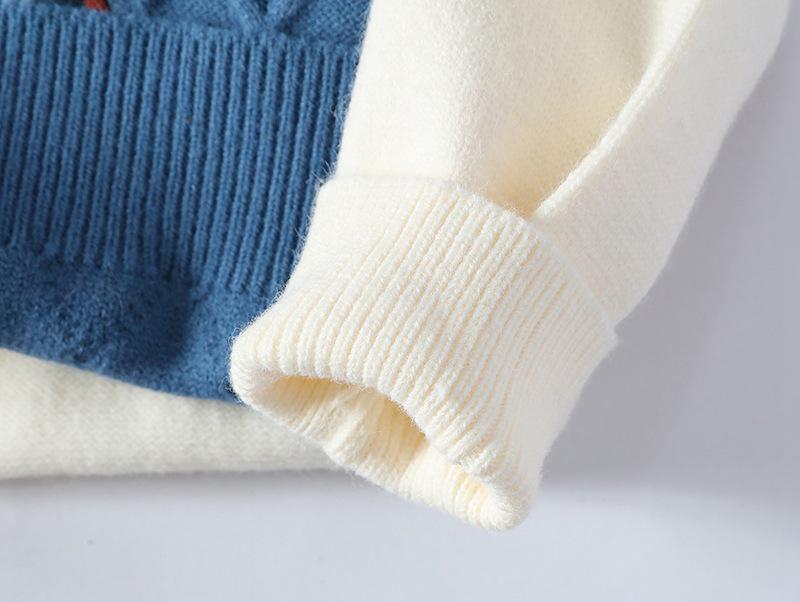 2024 Winter Men's Fleece Sweater: Japanese & Korean Style Knitwear