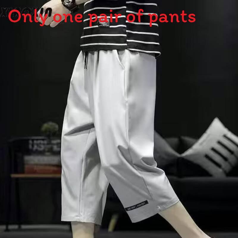 Casual Pants For Men Summer Thin Fabric With High Elasticity For Teen Active Wear