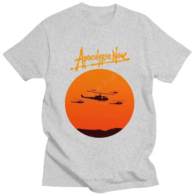 

Футболка Apocalypse Now Мужская из чистого хлопка Футболка с вертолетом Huey Война во Вьетнаме Футболка Топы Круглый вырез Короткий рукав Модная футболка Мерч 4XL