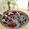 Personalized Ajax FC Round Chair Office Rug - Perfect for Mat, Office Chair & More - Ideal Gift for Birthdays and Holidays