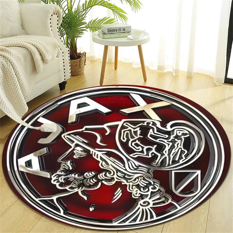Personalized Ajax FC Round Chair Office Rug - Perfect for Mat, Office Chair & More - Ideal Gift for Birthdays and Holidays