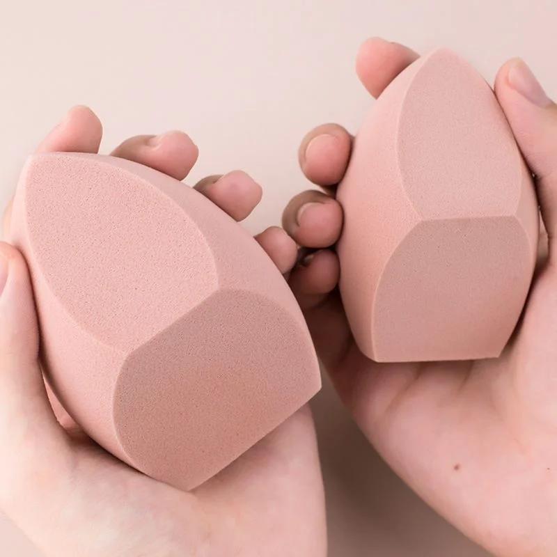 Big Size Makeup Sponge Foundation Puff 5pcs Wet Dry Dual Use Soft Makeup Foundation Sponge Puffs Make Up Blender Cosmetic Tool
