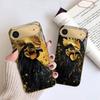 Brave Golden Rooster For IPhone 17Pro Max 16 17 Pro 15 Pro 14 13 Plus 12 Mini 11Pro Max XR 16E 17 Air Golden glass phone case