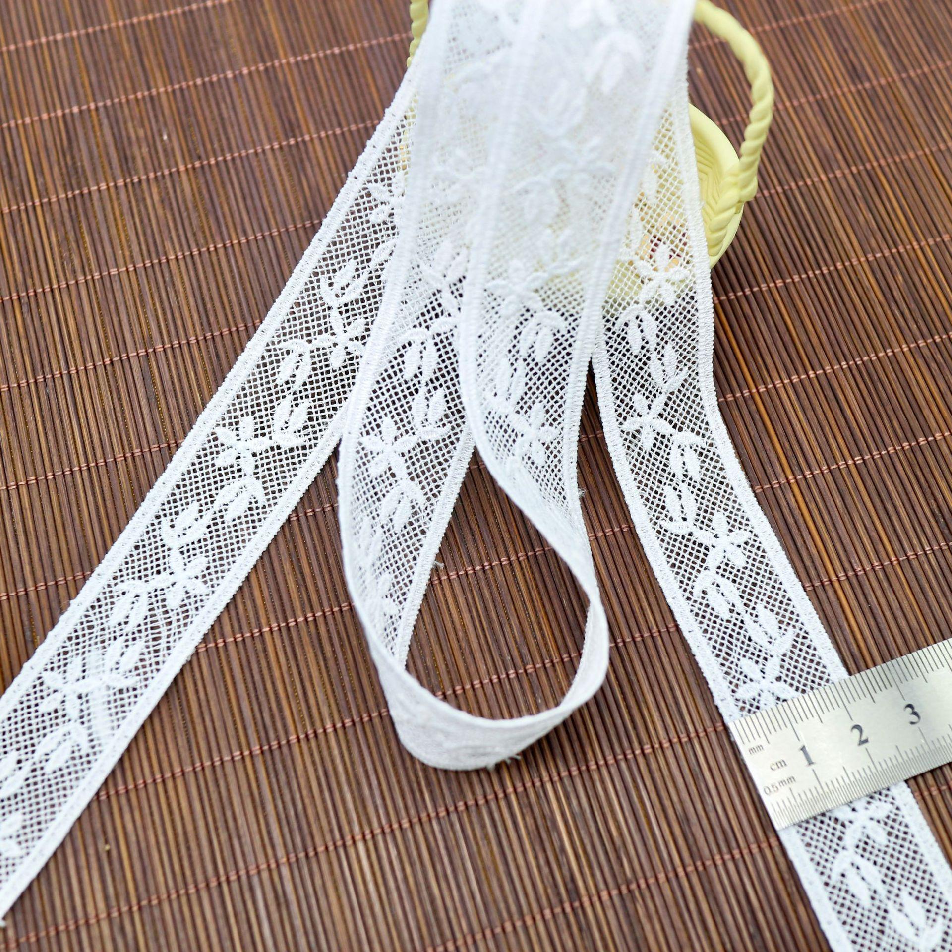 

Водорастворимая вышивка DIY ручной работы, Декорация для украшений и одежды, Кружево из молочного шелка, Белые аксессуары для одежды Штрихкод YJ50623