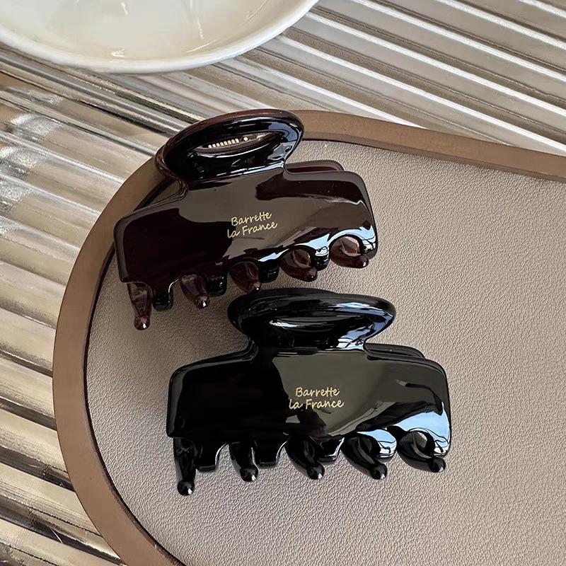 1pc Korean version gold standard wisp empty square high-end sense vinegar grip clip hair accessories hair clip for women
