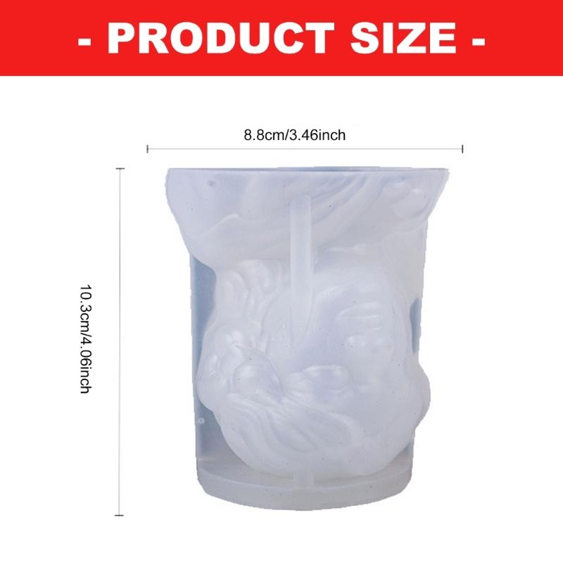 Flower Girl Silicone Candle Mold Multipurpose Silicone Mould for Making Candle Soap Home Decoration Resin Casting