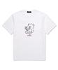 Wissi Blume Bär Kurzarm T-Shirt (Ws022) Weiß