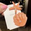 Korean Style Dreamy Seashell & Starfish Hair Clip