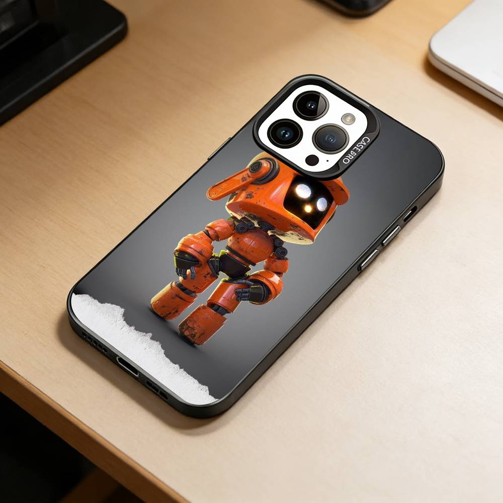 Love, Death & Robots Phone Case For iPhone 17,16,15,14,13,12,11 Plus,Pro Max,XS,Colored Silver Plated Inside Cover