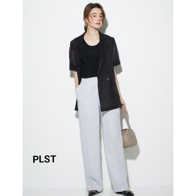 PLST Sheer Organdy Half Sleeve Jacket